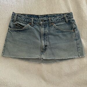 Vintage Levi’s Mini Denim Skirt